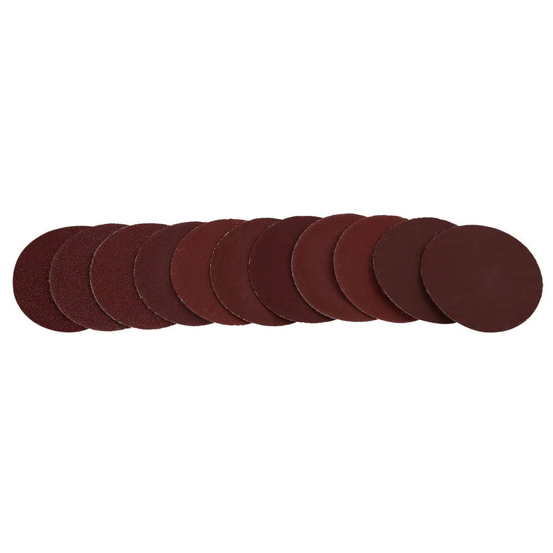  [AUSTRALIA] - uxcell 200pcs 2 Inch Hook and Loop Sanding Discs Sandpaper 60 80 120 180 240 320 400 800 1000 2000 Grits for Car Polishing