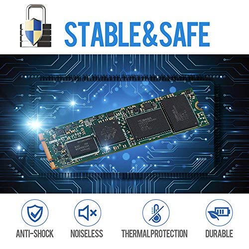  [AUSTRALIA] - Dogfish M.2 SSD 120GB SATA III 6 Gb/s, M.2 (2280mm) Internal Solid State Drive - Compatible with Desktop PC Laptop (M.2 2280, 120GB) M.2 2280