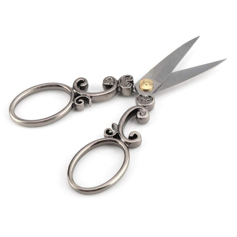  [AUSTRALIA] - Vintage Scissors, Mini Vintage Stainless Steel Sewing Scissors Classical Cutting Embroidery Crafts Tool(#3)