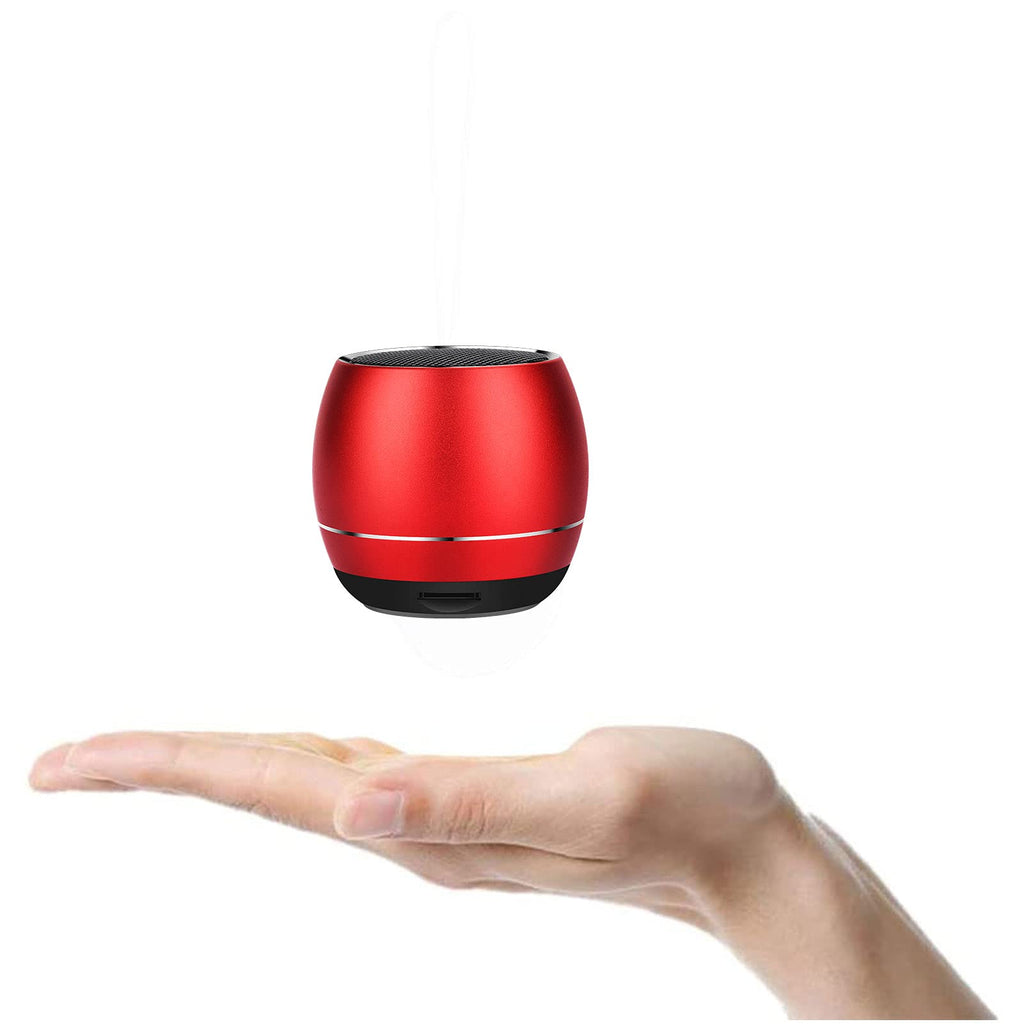  [AUSTRALIA] - Aresrora Portable Bluetooth Speakers,Outdoors Wireless Mini Bluetooth Speaker with Built-in-Mic,Handsfree Call,TF Card,HD Sound and Bass for iPhone Ipad Android Smartphone and More (Red) Red