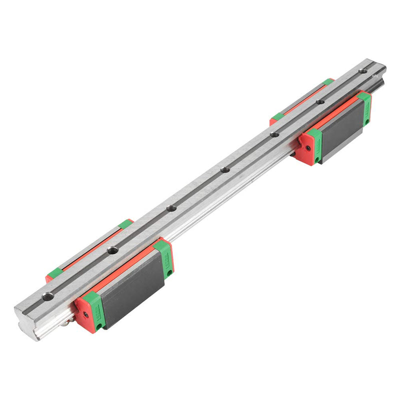  [AUSTRALIA] - Linear Guide Walfront HGR20-400mm/15.7inch 4-point Contact Rail Slide Carriage CNC Router with 2pcs Rail Block