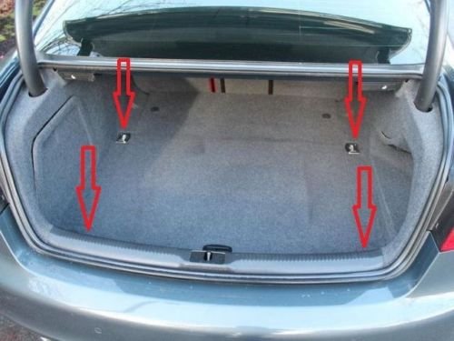 TrunkNets Inc Floor Trunk Cargo Net For AUDI A5 S5 RS5 2008-2020 NEW - LeoForward Australia