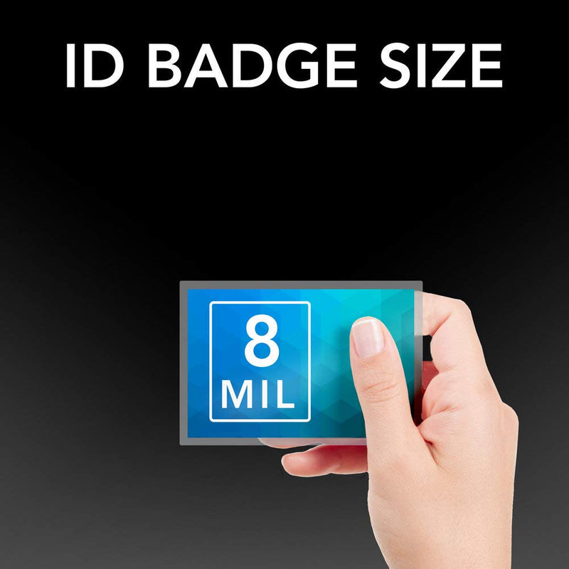  [AUSTRALIA] - GBC Laminating Sheets, Self Adhesive Pouches, Horizontal ID Badge, 8 Mil, SelfSeal, 10 Pack (3745686) (05) Hortizontal Badge