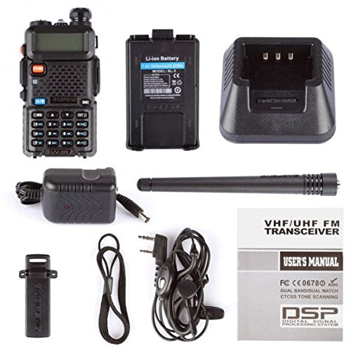  [AUSTRALIA] - BAOFENG UV-5R VHF/UHF Dual Band Radio 144-148MHz 420-450MHz Transceiver