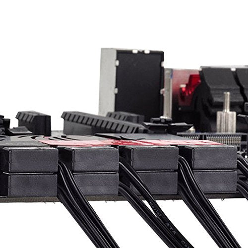 [AUSTRALIA] - SilverStone Technology SST-CP11B-500 Ultra Thin 6Gb/s Lateral 90-Degree SATA Cables with Custom Low-Profile Connectors (CP11B-500),CP11B-500 - Black 500mm