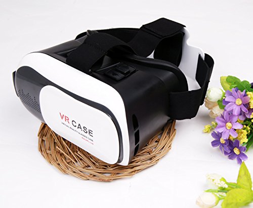  [AUSTRALIA] - Alike 3D CVR03 Latest Upgrade II Headset Glasses Virtual Reality Mobile Phone 3D Movies for iPhone 6s/6 Plus Samsung Galaxy s5/s6/note4/note5 and Other 4.7"-6.0" Cellphones (VR case)