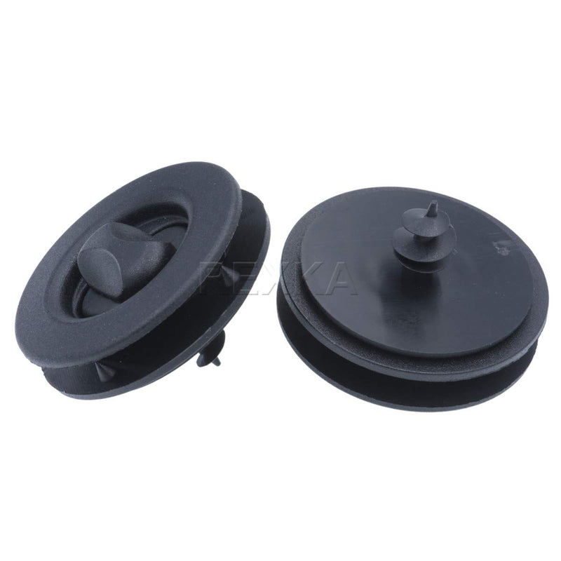  [AUSTRALIA] - Rexka 10 Sets Floor Mat Clips Kit Compatible with Volkswagen 3D0-864-851-B41 and 3D0-061-795-B41 Golf GTI Jetta Passat