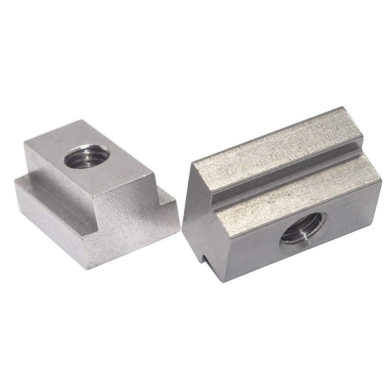  [AUSTRALIA] - T Slot Nuts for Toyota Bed Deck Rail, 4 PCS Stainless Steel Nuts for Tacoma & Tundra Cleats, Tie Downs and Accessories 3/8"-16 Thread 304 Steel