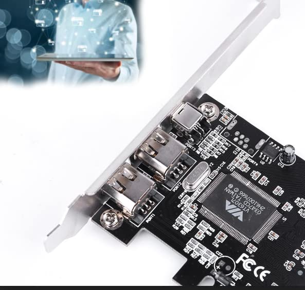  [AUSTRALIA] - Yosoo- PCI-E PCI Express FireWire 1394a IEEE 1394 Controller Card with Firewire Cable