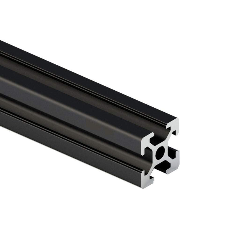  [AUSTRALIA] - PZRT 2PCS Black 2020 Aluminum Profile European Standard Linear Rail 2020 Aluminum Profile Extrusion for DIY 3D Printer Workbench CNC (400mm) 400mm 2
