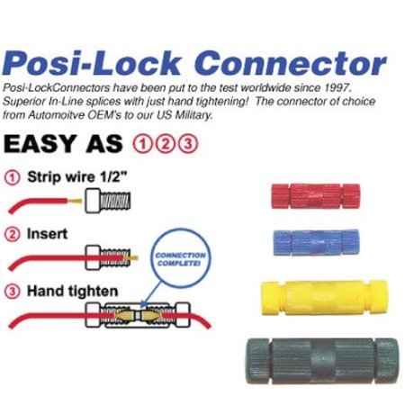  [AUSTRALIA] - Posi-Products Posi-Seal Weathertite Connectors 12 gauge 4-pack