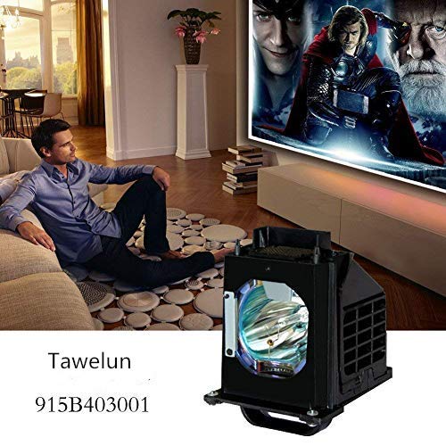  [AUSTRALIA] - Tawelun 915B403001 915B403A01 Mitsubishi Projection Replacement Lamp DLP Bulb with Housing for TVs