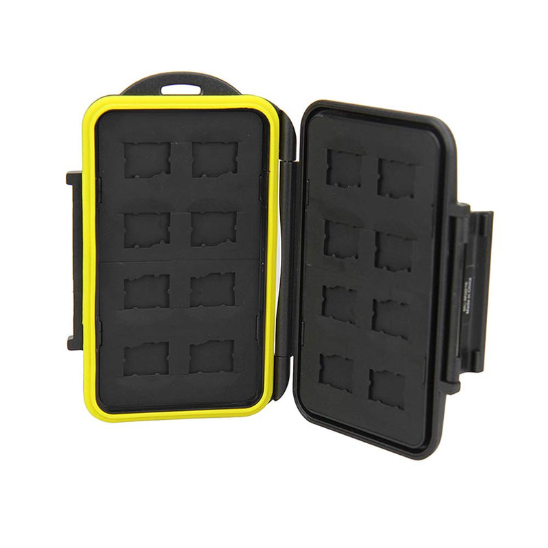 JJC MC-MSD16 Rugged Water-Resistant Memory Card Case (16x microSD Cards) - LeoForward Australia