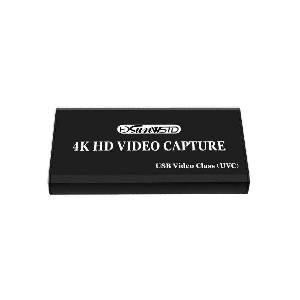  [AUSTRALIA] - USB 2.0 Game Capture 4K HDMI Video Adapter Card, Broadcast Live Stream and Record, HDMI to Type-c HDMI Capture Device Dongle HD 1080P Live Streaming Video Game Grabber