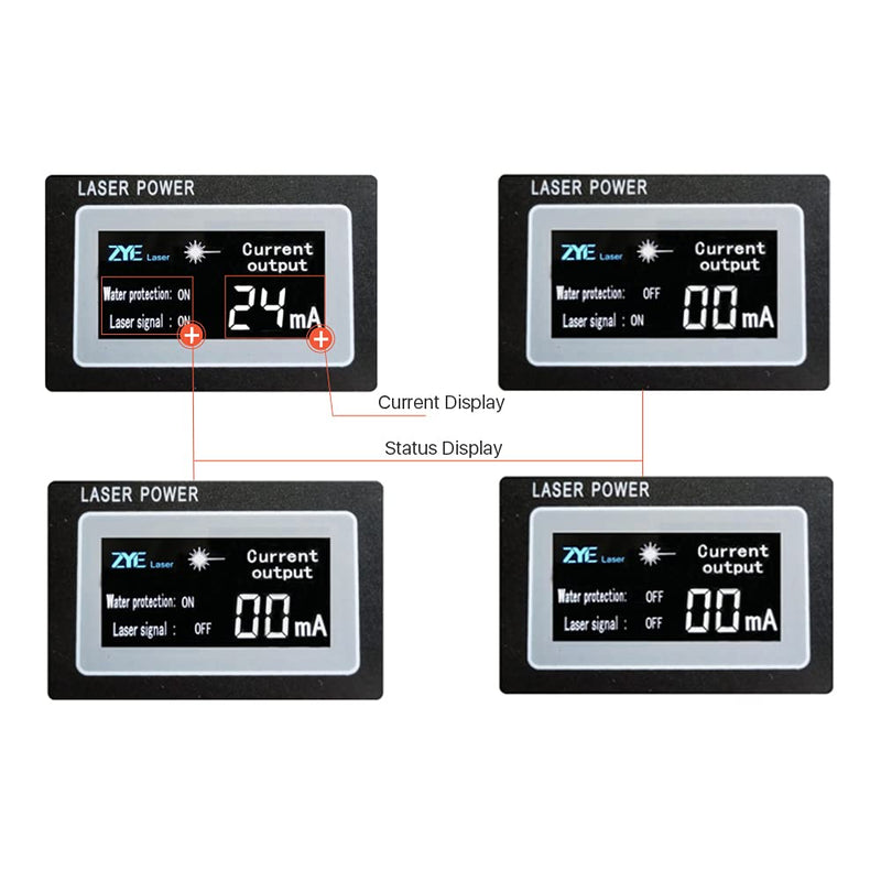  [AUSTRALIA] - Cloudray LCD Display Current Meter for MYJG50-150W CO2 Laser Cutting Machine Power For MYJG