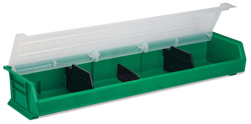  [AUSTRALIA] - Akro-Mils 40321 Lengthwise Plastic Divider for 30320 AkroBin Storage Bins, Black, (7-Pack)