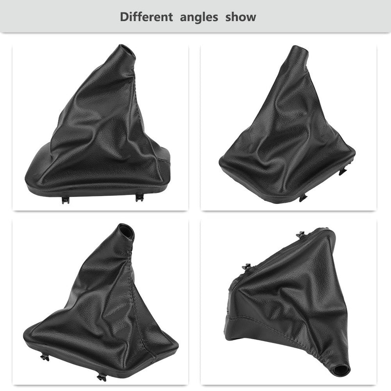  [AUSTRALIA] - Qiilu Car Gear Stick Shift Knob Gaiter Boot Cover for BMW E30 E34 E36 E46 Z3