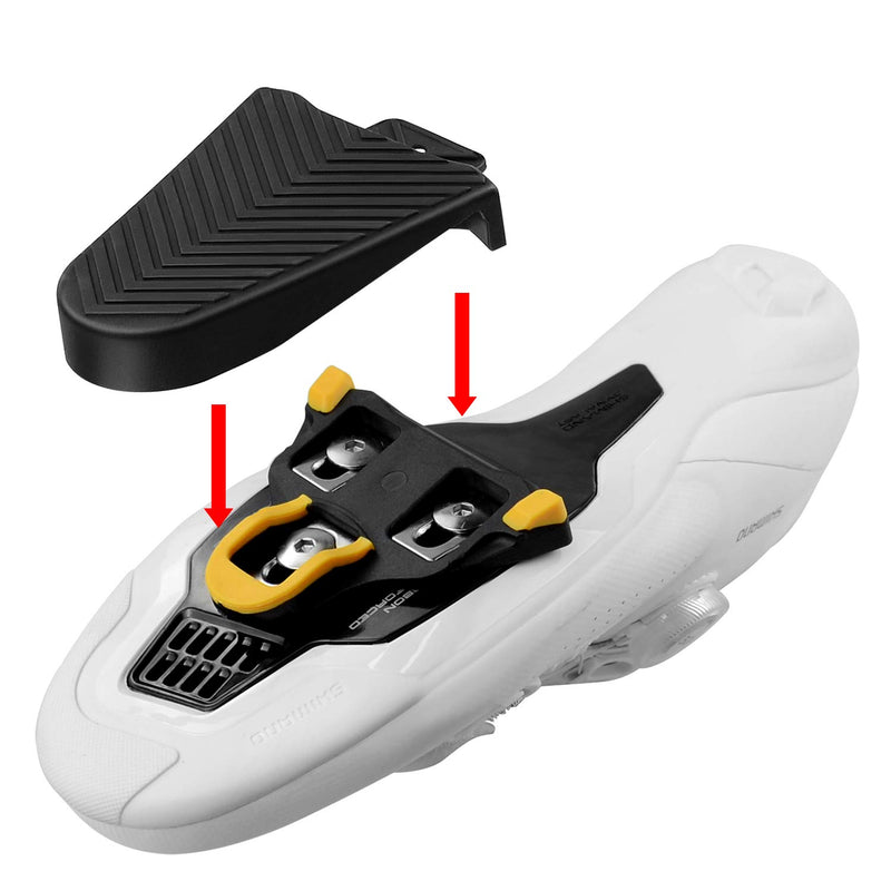 Thinvik Bike Cleat Rubber Cover Set for Shimano SPD-SL Cleats (Only Work for SH10 SH11 SH12 Road Bike Cleats) - LeoForward Australia