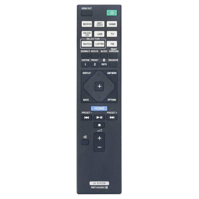  [AUSTRALIA] - New RMT-AA230U Replaced Remote Control fit for Sony Home Theatre AV Receiver RMT-AA230U STR-DN1070 STRDN1070