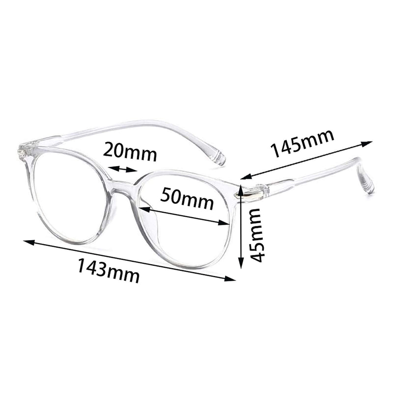  [AUSTRALIA] - VJK Blue Light Blocking Glasses, Computer Reading/Gaming/TV/Phones Glasses for Women Men,Anti Eyestrain & UV Glare (Clear)