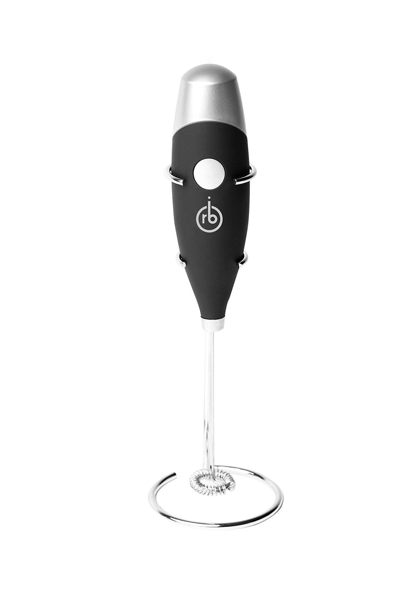  [AUSTRALIA] - Espresso Milk Frother King- Battery Powered Blender Foam Maker For Coffee,Latte, Whipping Cream,Electric Egg Beater Handheld Drink Mixer With Stainless Steel Whisk,Stand Included-by rb Arrbee's Choice