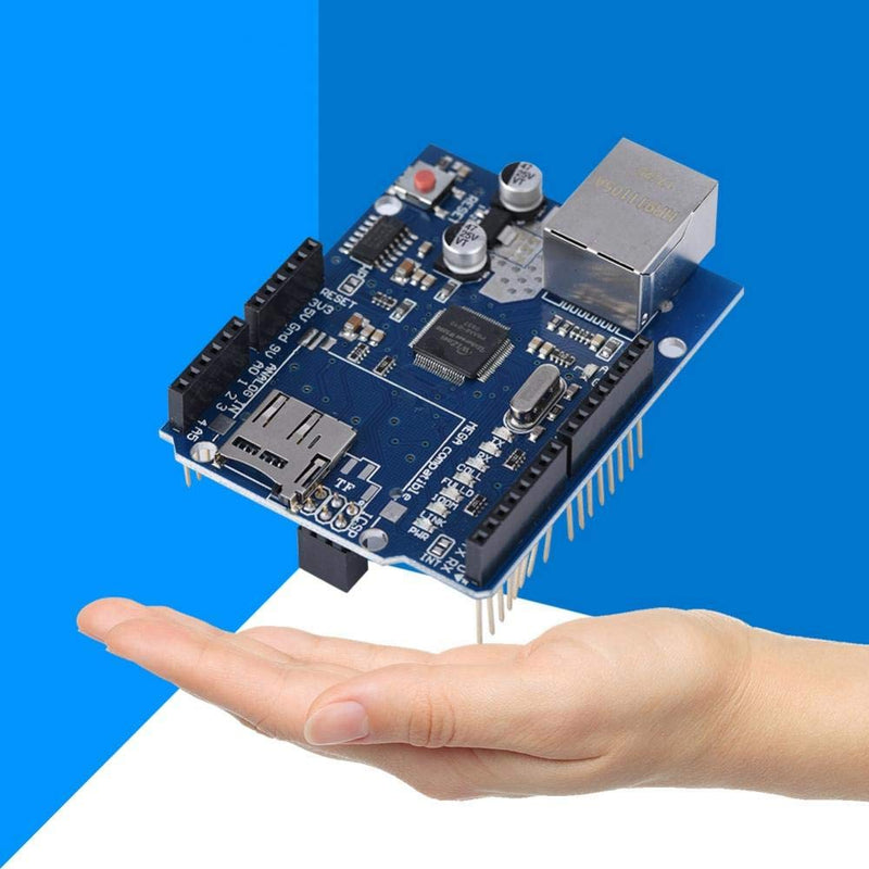  [AUSTRALIA] - W5100 Ethernet Network Shield W5100 Ethernet Expansion Board with SD Card Slot for Arduino UNO 2009 MEGA1280 MEGA2560 (All Versions)