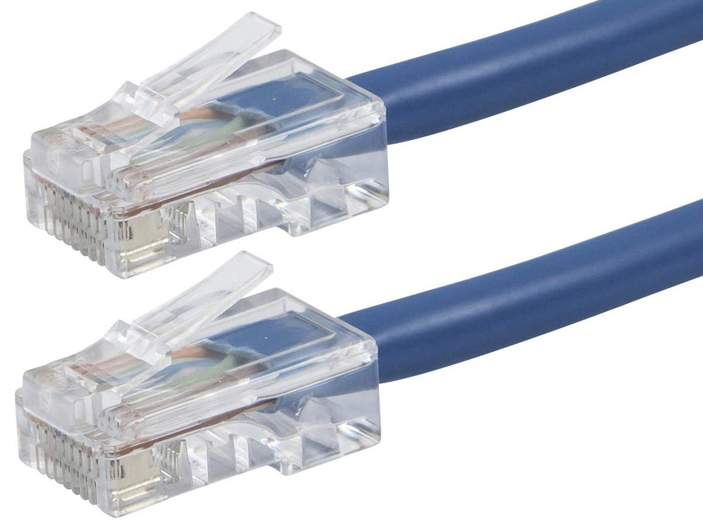  [AUSTRALIA] - Monoprice Cat6 Ethernet Patch Cable - 5 Feet - Blue, RJ45, Stranded, 550Mhz, UTP, Pure Bare Copper Wire, 24AWG - Zeroboot Series 5ft