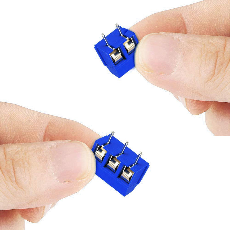  [AUSTRALIA] - YYWEi PCB Screw Terminal Block 114pcs Screw Terminal Connector 2 Pin / 3 Pin / 4 Pin Solderable Connectors for Arduino Used