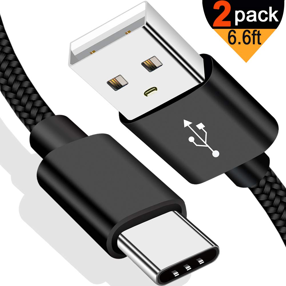  [AUSTRALIA] - USB-C Type C Data Sync Power Cord Charger Cable for GoPro Hero MAX,Hero 9 8 7 6 5 Session 2018 Black White Silver LG V30 V20 G5 G7 G6 Samsung Galaxy S10 S9 S8 Charging Cord for Go Pro Hero7 Hero9 6ft