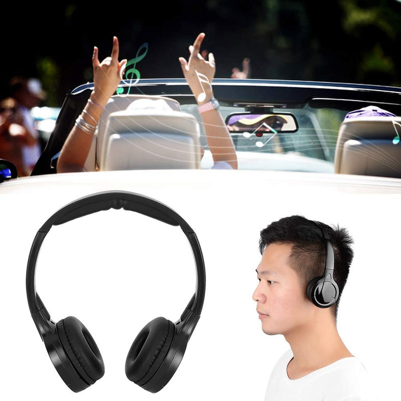 [AUSTRALIA] - Akozon Wireless Car Headphones, IR Wireless Headphones for Kids in Car Wireless DVD Headphones for Car Earphone Wireless Earphone Infrared Earphone Infrared Headphone Cordless HEA