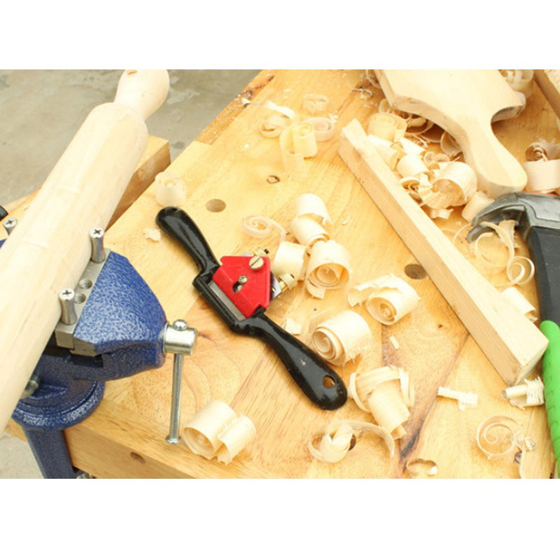  [AUSTRALIA] - Swpeet 10'' Adjustable SpokeShave with Flat Base, Metal Blade Wood Working Hand Tool Perfect for Wood Craft, Wood Craver, Wood Working