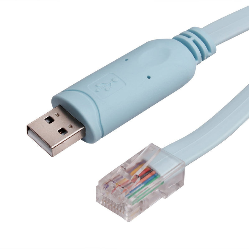 RW RoutersWholesale FTDI USB Console Cable USB to RJ45 RS232 Switch Router - LeoForward Australia