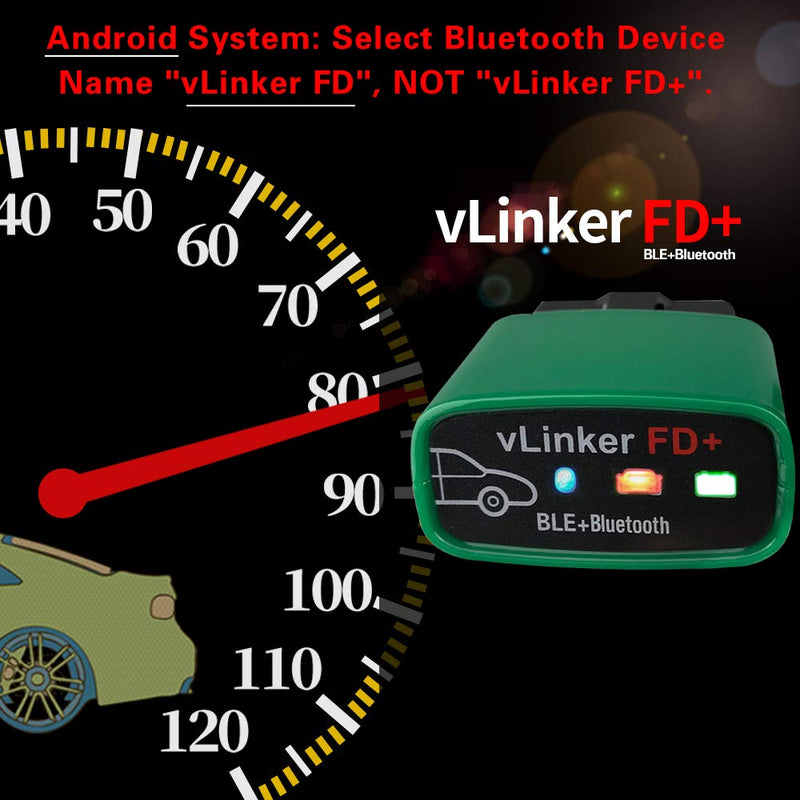 TONWON vgate vLinker FD Bluetooth BLE4.0 OBD2 Diagnostic Scanner/Sacn Tool for Android & iOS & Windows (BLE4.0) FD BLE4.0 for iOS and Android - LeoForward Australia