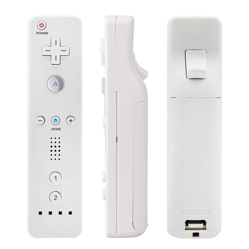  [AUSTRALIA] - Wii Remote Controller for Nintendo Wii and Wii U Console,2 Pack Wireless Remote Game Controller with Silicone Case and Wrist Strap