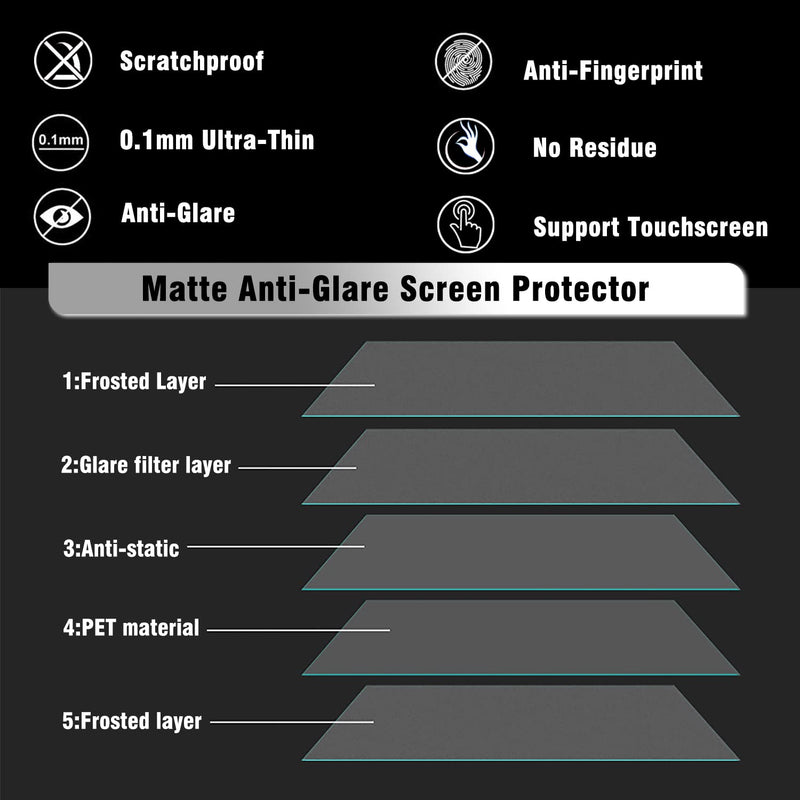  [AUSTRALIA] - (2 Pack)27 inch Monitor Screen Protector,Anti-Glare Matte Screen Protector for 27 Inch 16:9 Widescreen Desktop Monitor,Help for Your Eyes Reduce Fatigue, Reduce Fingerprint