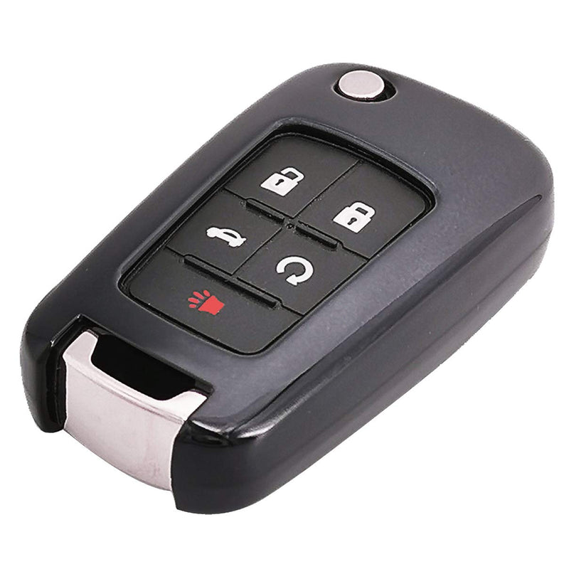 Black Soft TPU Key Fob Cover Case Remote Holder Skin Glove for Chevy Chevrolet Equinox Camaro Cruze Malibu Sonic Volt Park Impala Buick Encore Allure Regal Black - LeoForward Australia