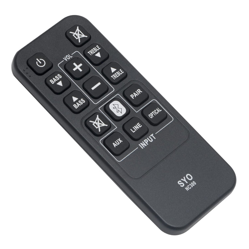 New NC300UH Remote Control Replacement - WINFLIKE NC300 Soundbar Replace Remote Control fit for Sanyo Sound Bar FWSB405F FWSB405FS NC300 NC300UH Remote Controller - LeoForward Australia