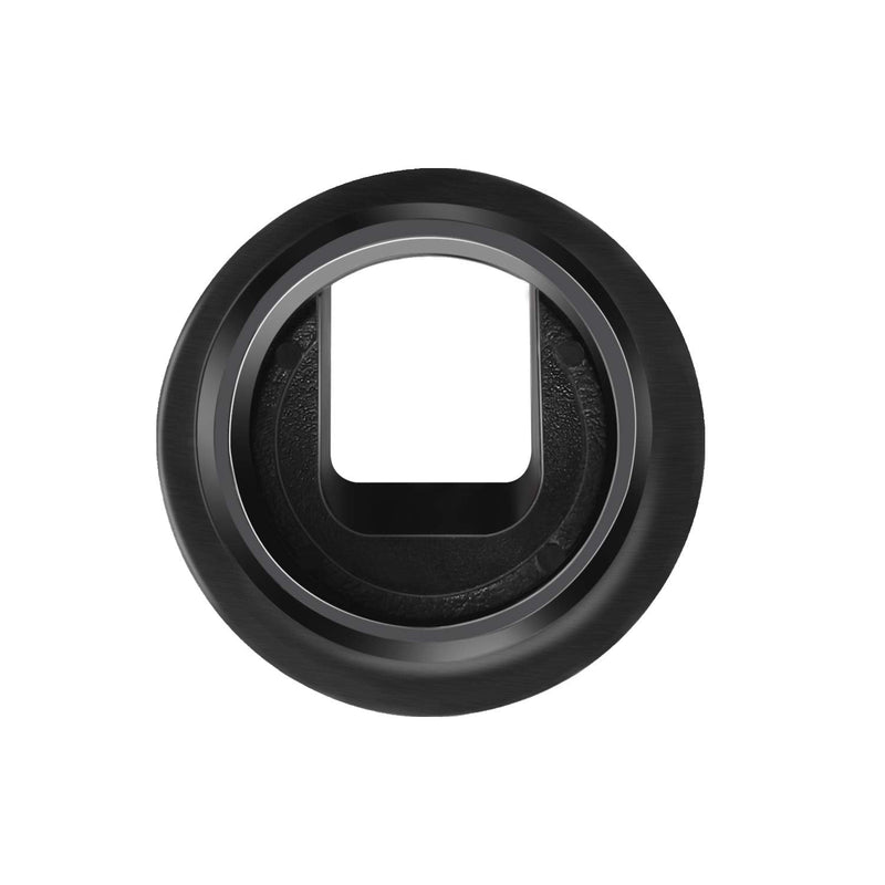  [AUSTRALIA] - 10 Packs Black Desk Cable Wire Grommet Cord, PC Computer Desk Plastic Grommet Cord, Tidy Cable Hole Cover Organizers (25 mm/ 1 Inch Mounting Hole Diameter)