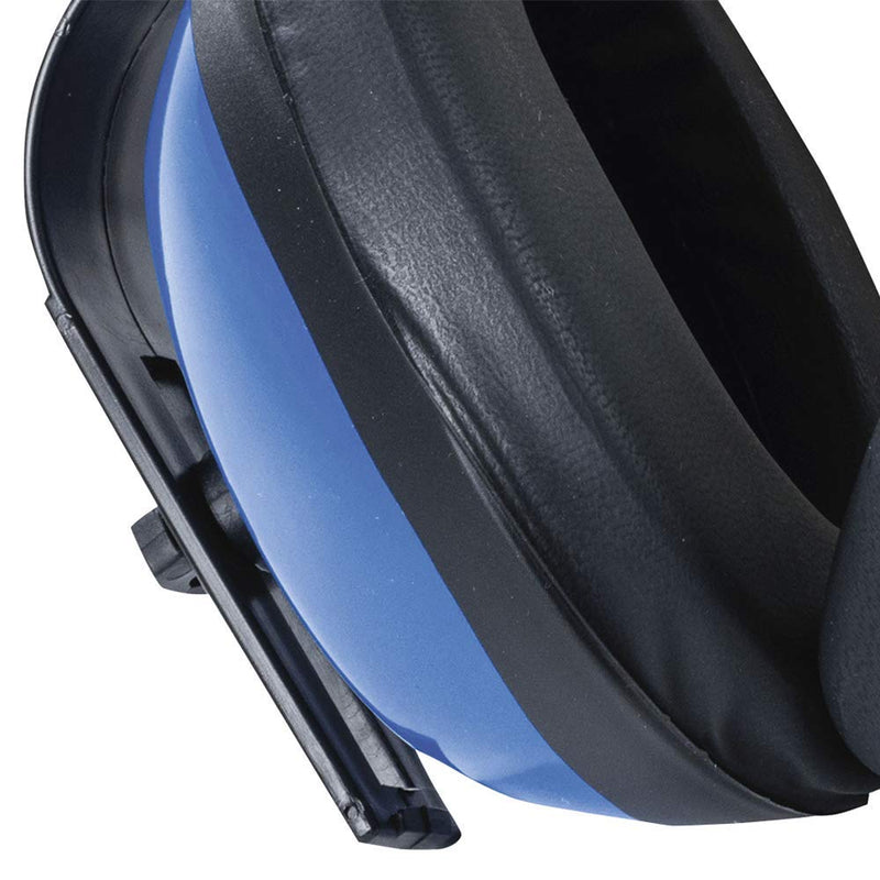  [AUSTRALIA] - Sellstrom Noise Cancelling Adjustable Safety Ear Muffs, ANSI S3.19 Approved, 25dB NRR, Blue, S23401