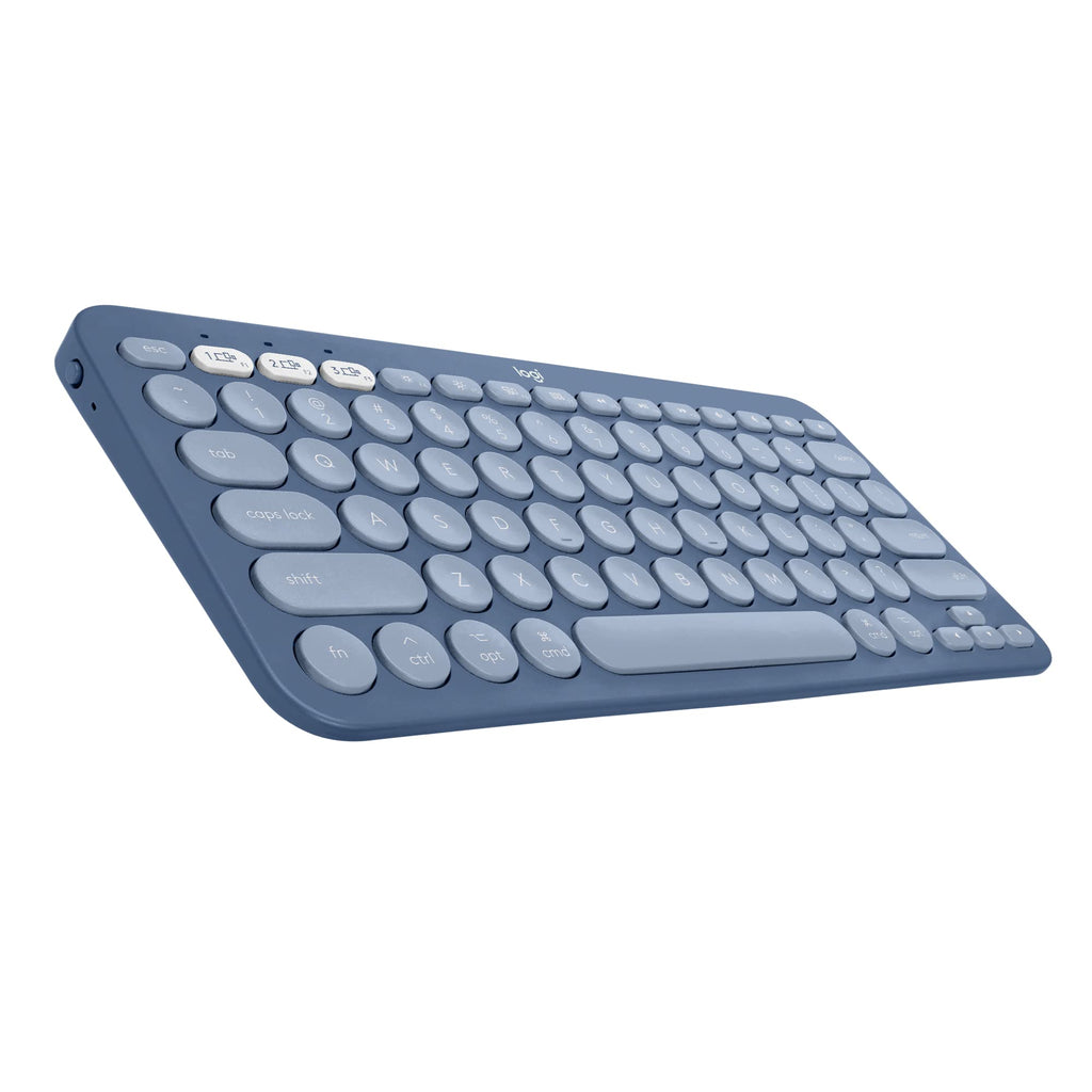  [AUSTRALIA] - Logitech K380 Multi-Device Bluetooth Keyboard for Mac with Compact Slim Profile, Easy-Switch, 2 Year Battery, MacBook Pro/MacBook Air/iMac/iPad Compatible - Blueberry