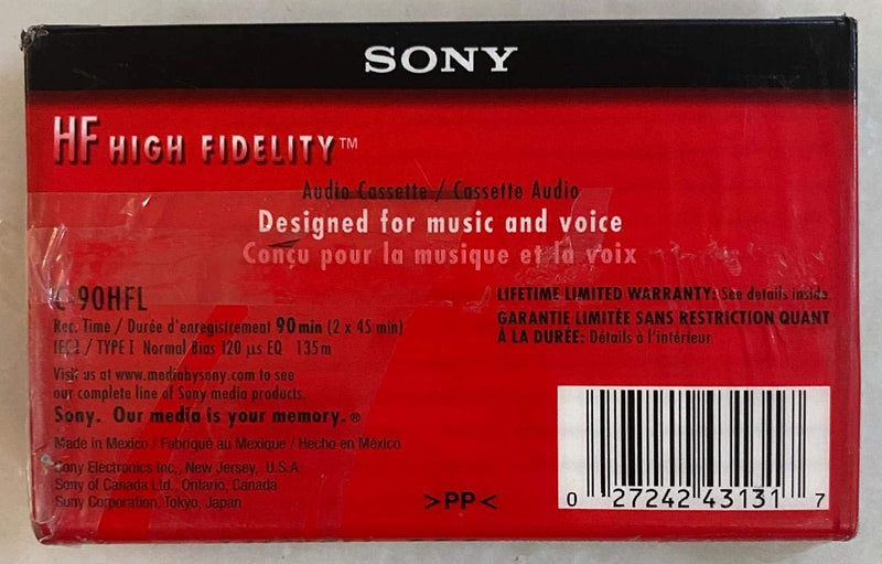  [AUSTRALIA] - Sony C90HFR 90 Minute HF Audio Tape