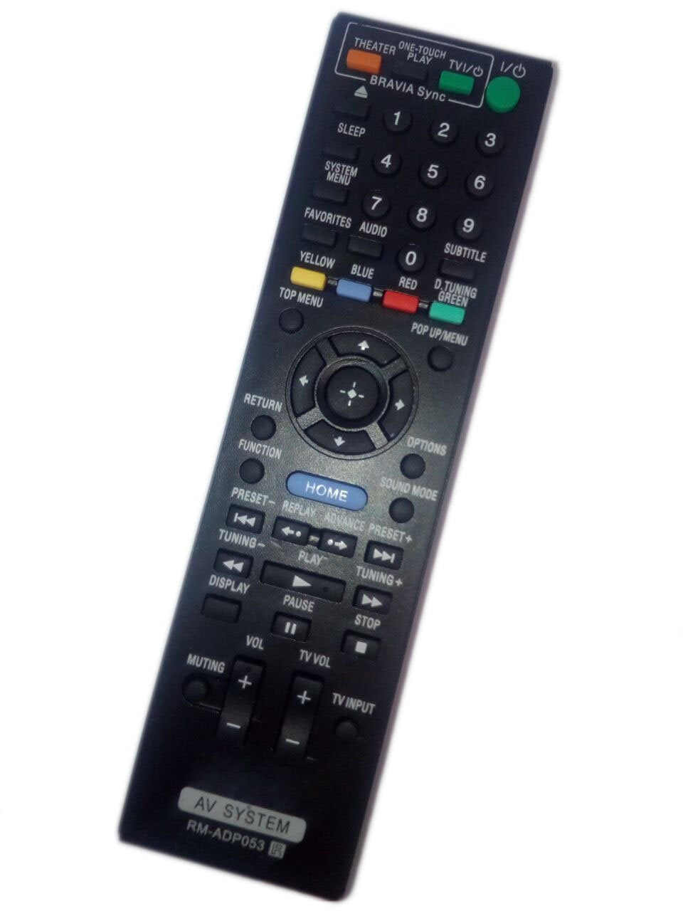  [AUSTRALIA] - RM-ADP053 1-487-647-11 Remote Control Replaced for Sony BDV-E370 BDVF500 BDV-F7 HBDE570 Audio/Video Receiver AV System