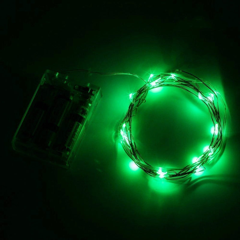 [AUSTRALIA] - Fairy Lights,ANJAYLIA 10Ft/3M 30leds Bright Light St. Patrick's Day Decorations Lights(Green) Green