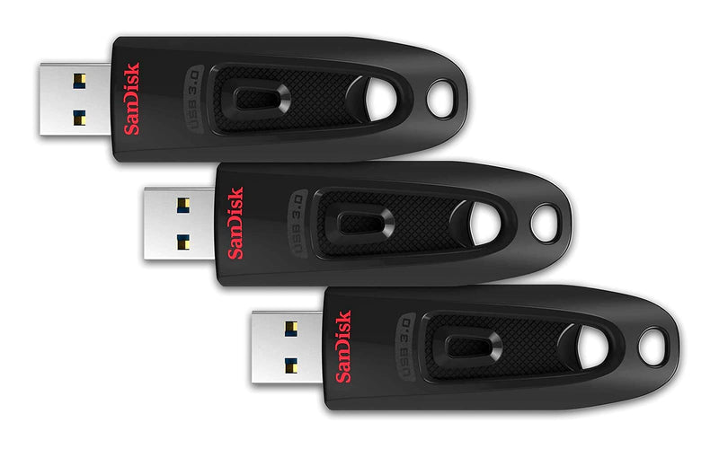  [AUSTRALIA] - SanDisk 32GB 3-Pack Ultra USB 3.0 Flash Drive (3x32GB) - SDCZ48-032G-GAM46T & SanDisk 64GB 2-Pack Ultra USB 3.0 Flash Drive (2x64GB) - SDCZ48-064G-GAM462