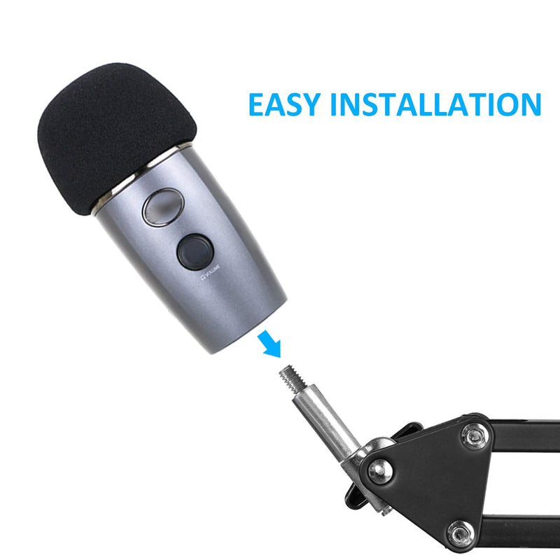  [AUSTRALIA] - Yeti Nano Mic Stand with Pop Filter - Microphone Boom Arm Stand with Foam Cover Windscreen for Blue Yeti Nano Mic by YOUSHARES