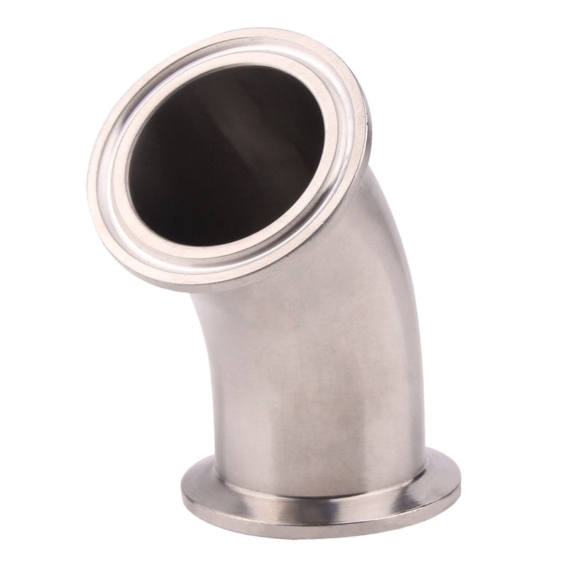  [AUSTRALIA] - DERNORD 45 Degree Elbow | 1.5" Tube OD Stainless Steel 304 Pipe Fitting Fits Tri Clamp 1.5 inch 1-1/2" Pipe OD