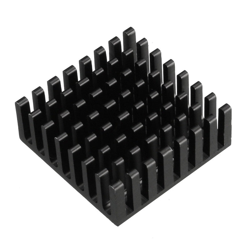 uxcell Aluminum Heatsink Cooler Circuit Board Cooling Fin Black 25mmx25mmx10mm 5Pcs for Led Semiconductor Integrated Circuit Device - LeoForward Australia