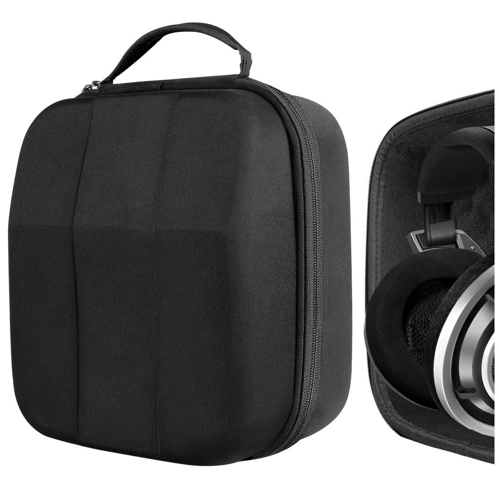  [AUSTRALIA] - Geekria Shield Case for Large Sized Over-Ear Headphones, Replacement Protective Hard Shell Travel Carrying Bag with Cable Storage, Compatible with Beyerdynamic DT 880 Pro, AKG K701 (Black)