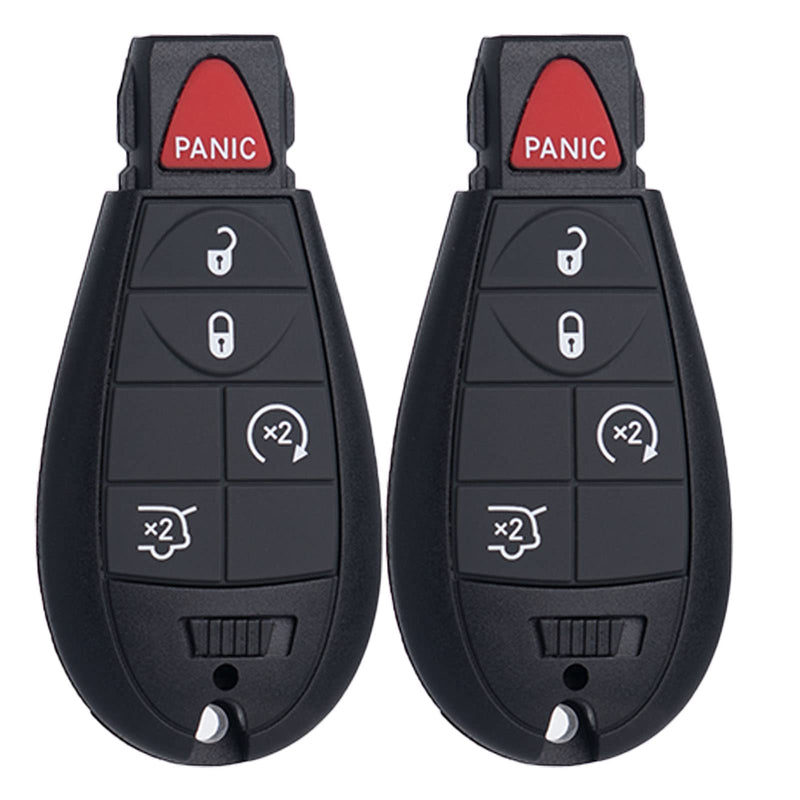  [AUSTRALIA] - Remote Key Fob FOBIK Replacement Fits for Jeep Grand Cherokee 2008 2009 2010 2011 2012 2013 Commander 2008-2010 IYZ-C01C Keyless Entry Remote Start Control