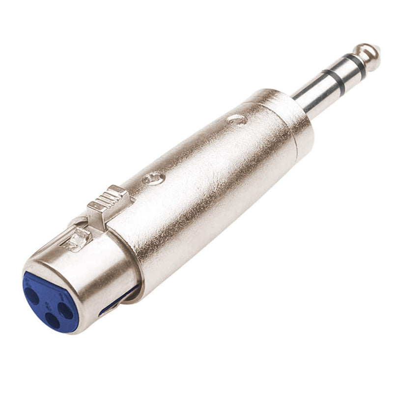  [AUSTRALIA] - AYECEHI 1/4 TRS to XLR Female Adapter, Female XLR to 1/4 Stereo Balanced Audio Connector Female XLR to 1/4" Male Gender Changer, XLR Female to 6.3mm Coupler Adapters - 2 Pack